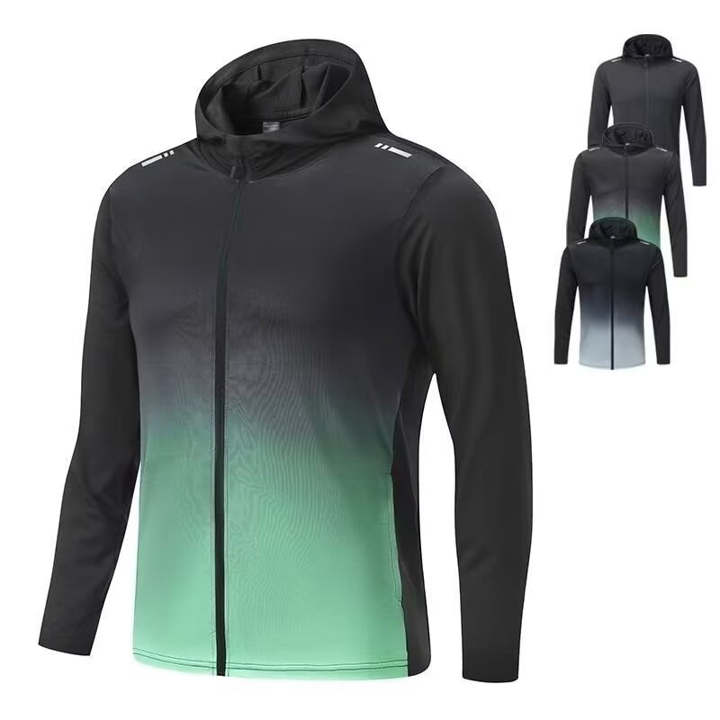Running Gear Youth - Koşu ceketi, genç rüzgarlığı, rüzgar geçirmez