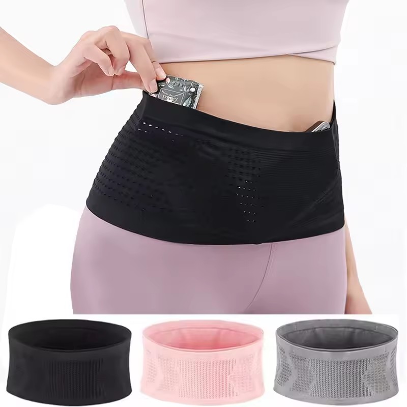 Running Gear Backpack - Dikişsiz Görünmez Koşu Bel Kemeri Çantası