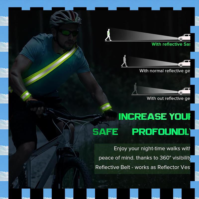Running Gear At Night - ABME 2X Geceleri Yürüyüş İçin Yansıtıcı