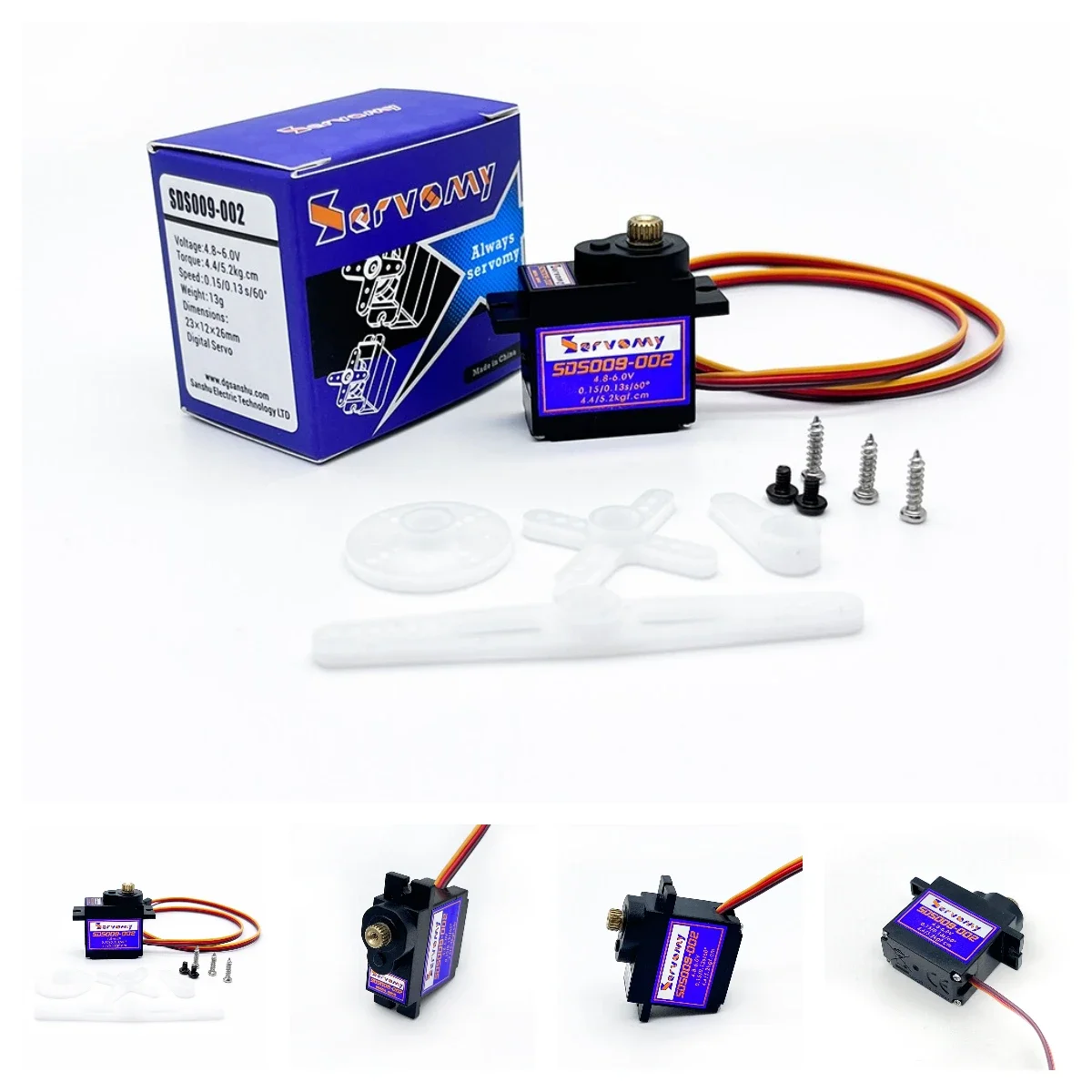 4 adet Servomy SDS009-02 9g Se - Running Gear Car incelemesi ve fiyatı