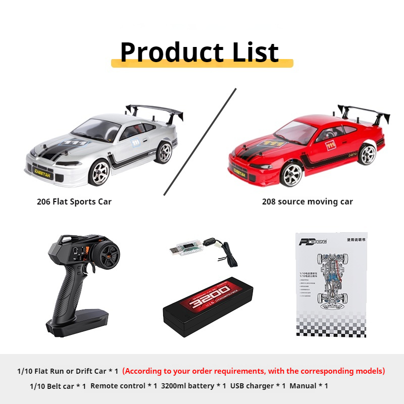 PDracing Çok Satan 1/10 Dört T - Running Gear Car incelemesi ve fiyatı